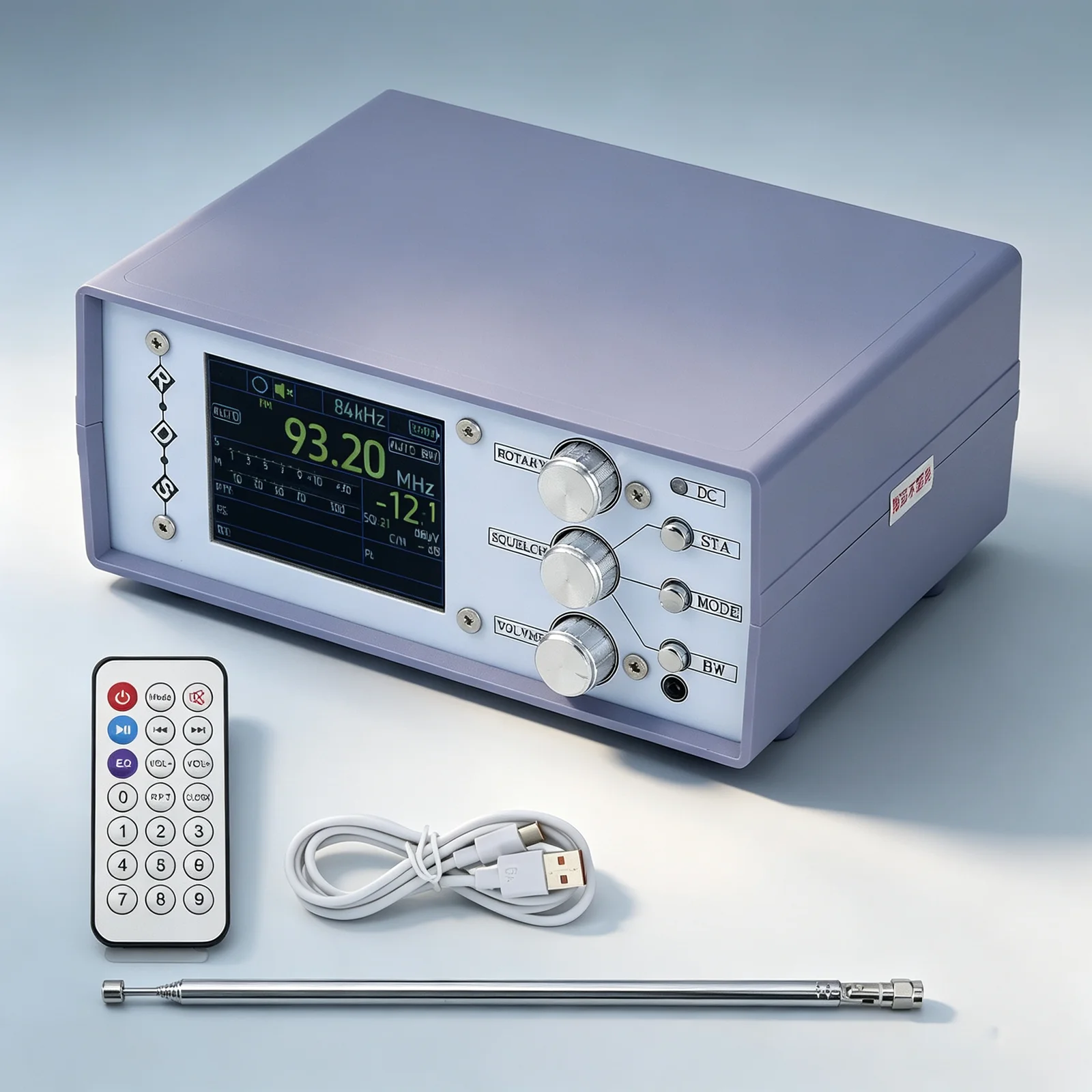 TEF6686 RDS Full Band Radio Receiver Multiband AM FM LM MW SW OIRT Band Portable Desktop Stereo Radio with Remote Control