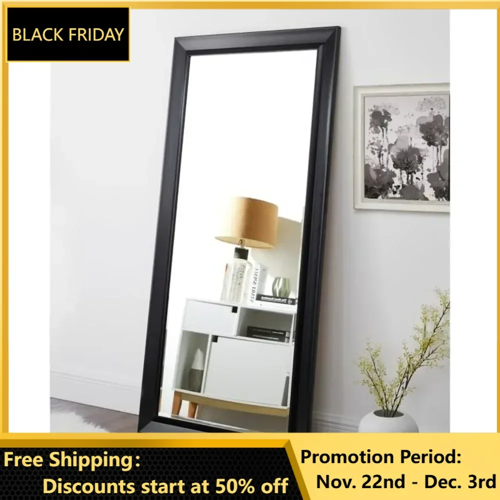 Floor Mirrors, Framed Bevel Leaner Full Length Huge Floor Mirror XL Mirror Large Rectangle Standing Floor Mirror Huge Mirrors