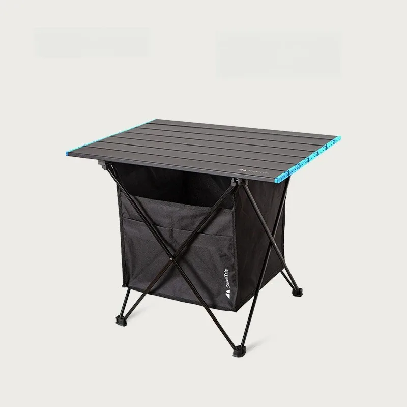 

Outdoor Aluminum Alloy Portable Folding Stall Camping Leisure Multi-purpose Picnic Barbecue Plate Table Sturdy Furniture
