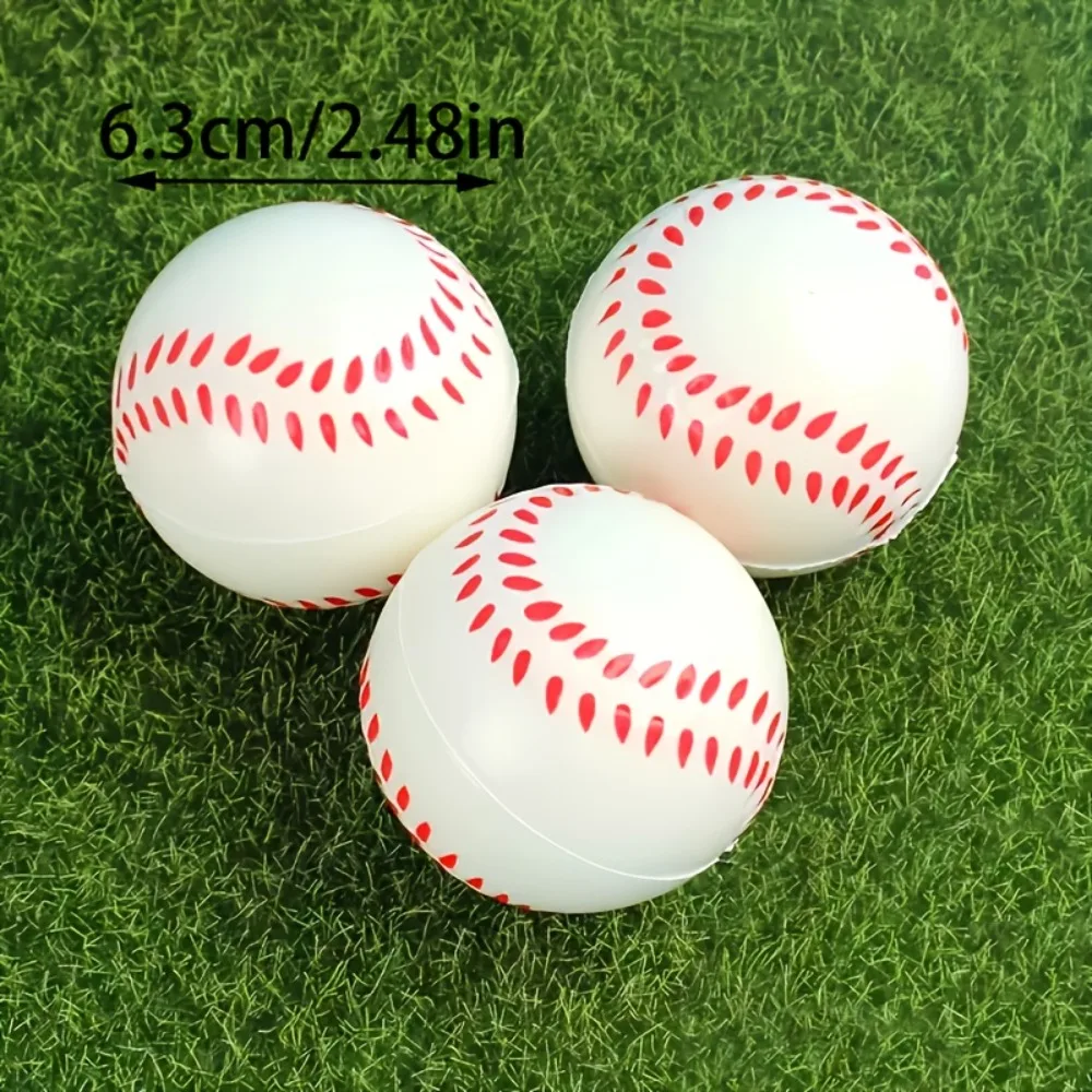 6/12/24/48 Stück Weiße Baseball-Stressbälle Party-Geschenke Bürodekoration Sport-Lehrmittel Hochzeitsgeschenke für Gäste – Detail 6