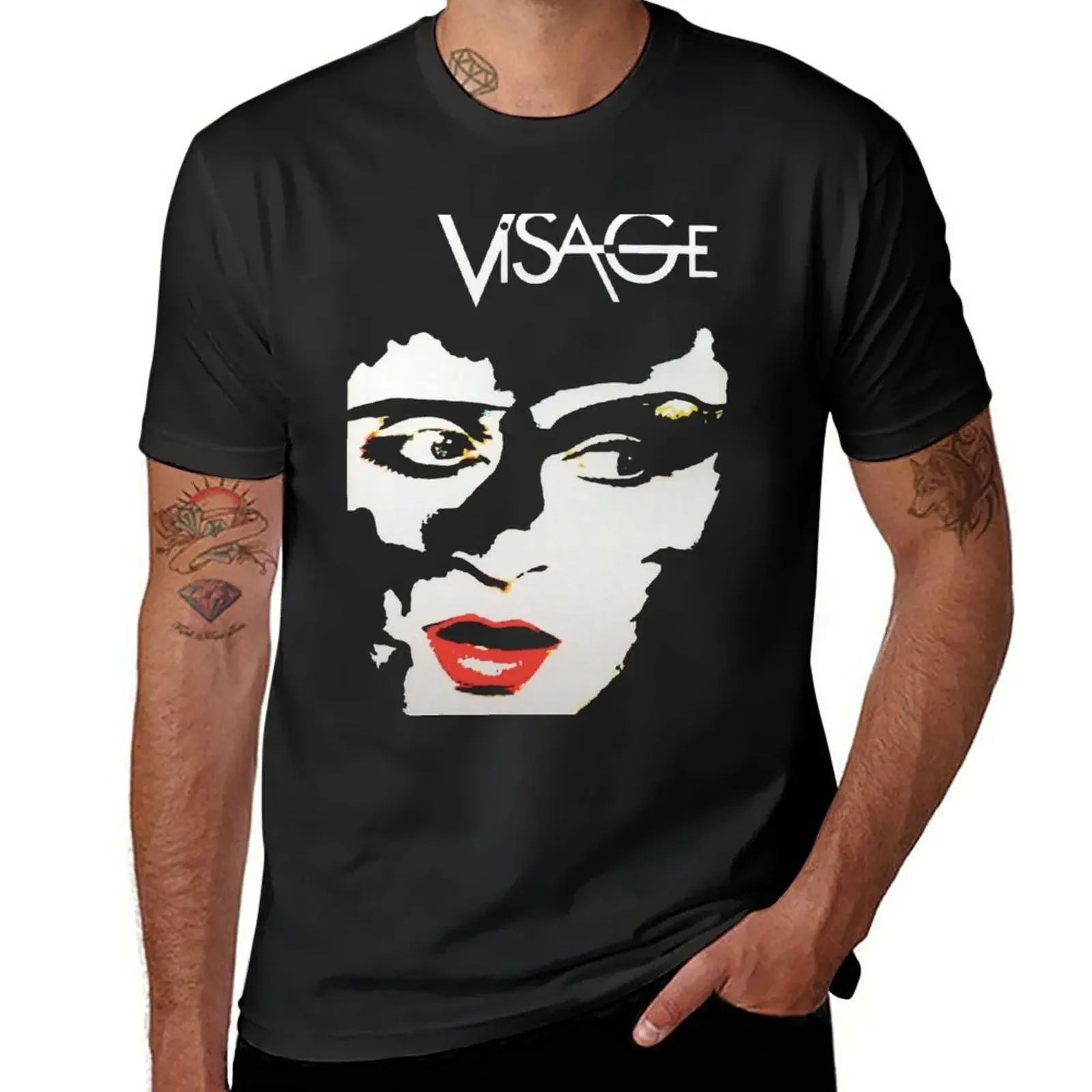 New Visage T-Shirt sweat shirts Short sleeve tee summer tops vintage t shirt t shirts for men graphic