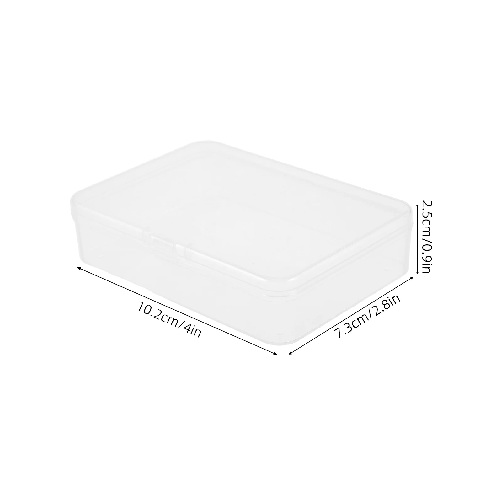 10 Stück Spielkarten-Organizer-Box, durchsichtiger Kunststoff, Aufbewahrungskoffer, Schnapp-Kartenhalter für Trading, Spielkarten, Baseball, Business-ID
