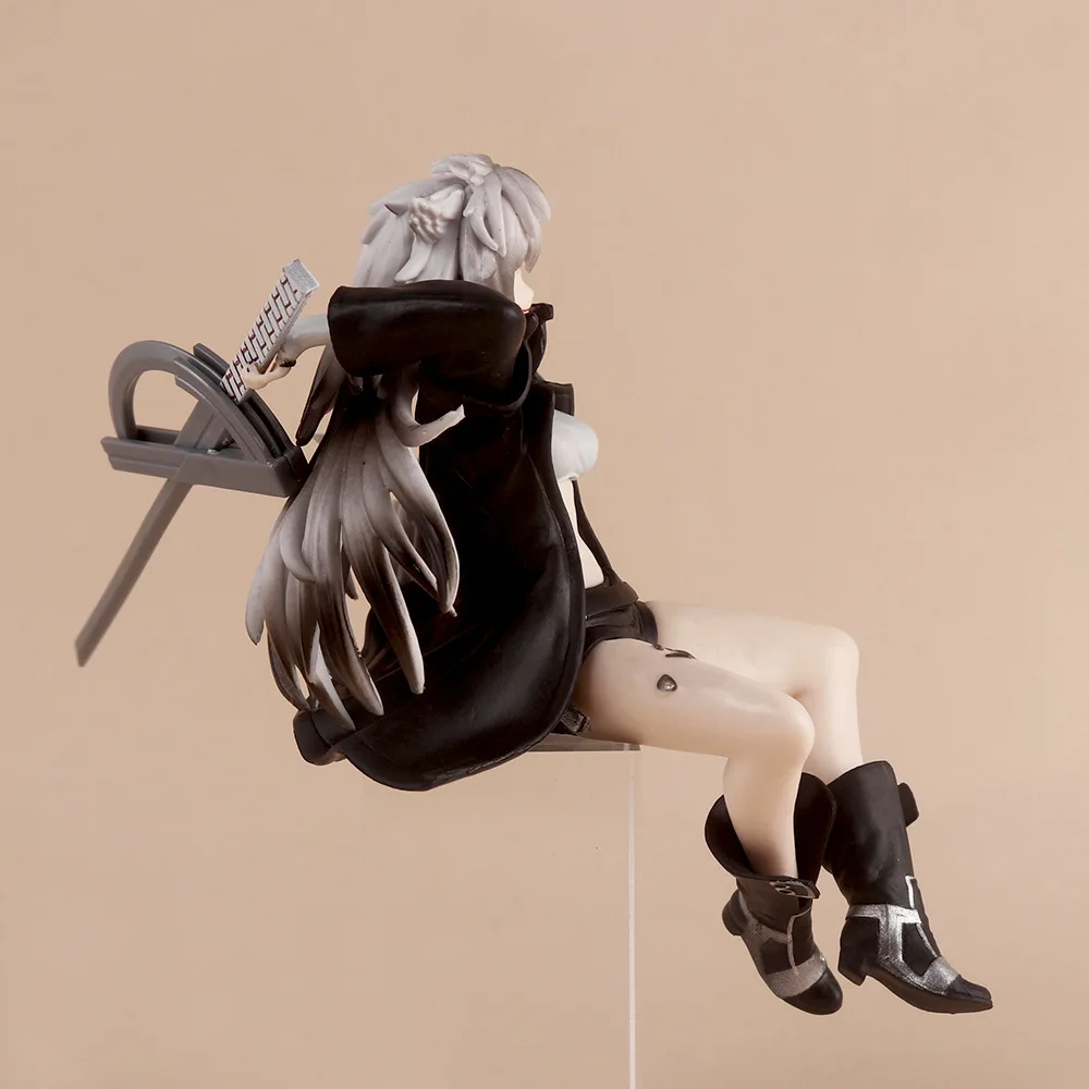 Arknights 애니메이션 액션 피규어 Lappland 13cm 앉아 자세 Kawaii 피규어 컬렉션 모델 동상 장난감 선물