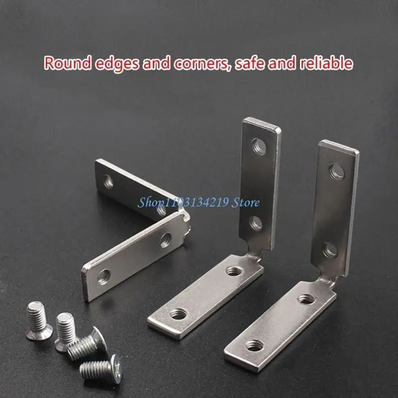 N5KC 10pcs 90-Degree Cabinet Drawer Handle Corner Reinforcements Practical Accessory