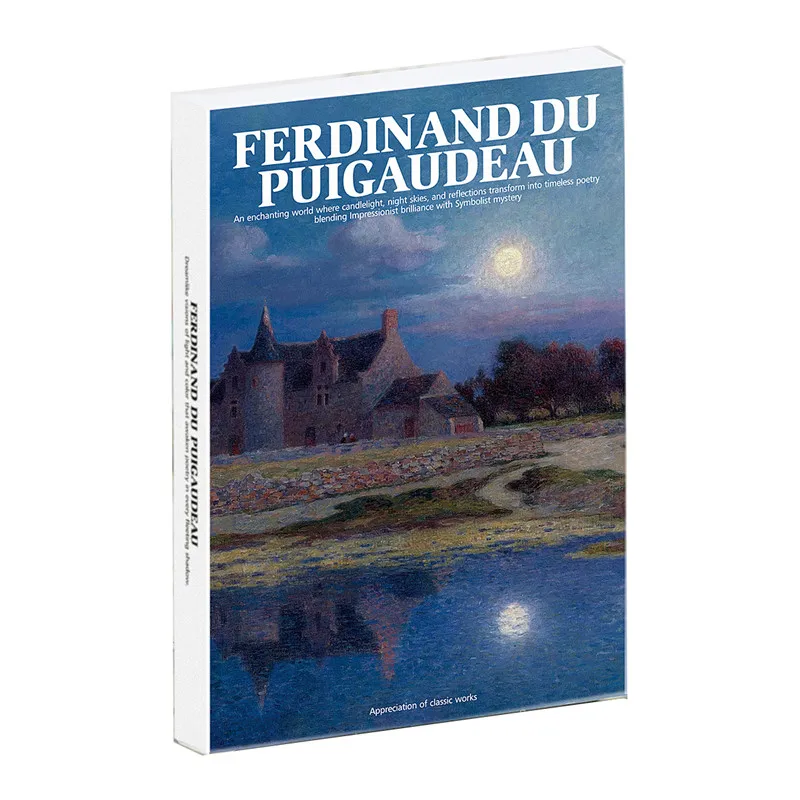 

30 листов/компл. Фердинанда du Puigau картина маслом открытка произведение искусства поздравительные открытки подарок желание открытка для украшения журнала «сделай сам»