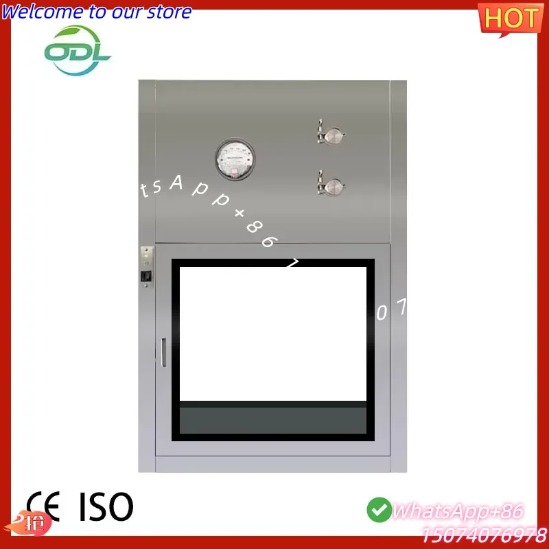 2026 Customized High Quality Competitive Price Clean Room Transfer Stainless Steel UV Lamp Transfer Box