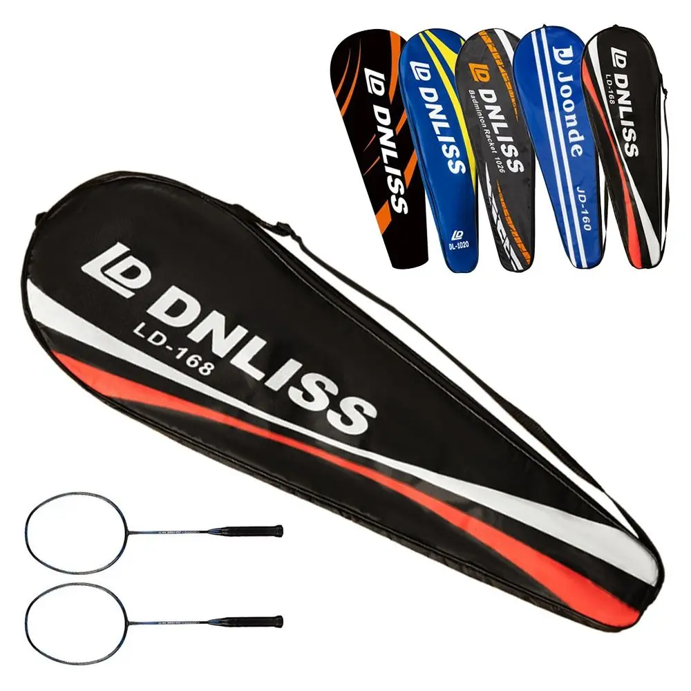 Badminton Accessories Thick Badminton Racket Bag Oxford Portable Badminton Racket Cover Tennis Storage Badminton Racket