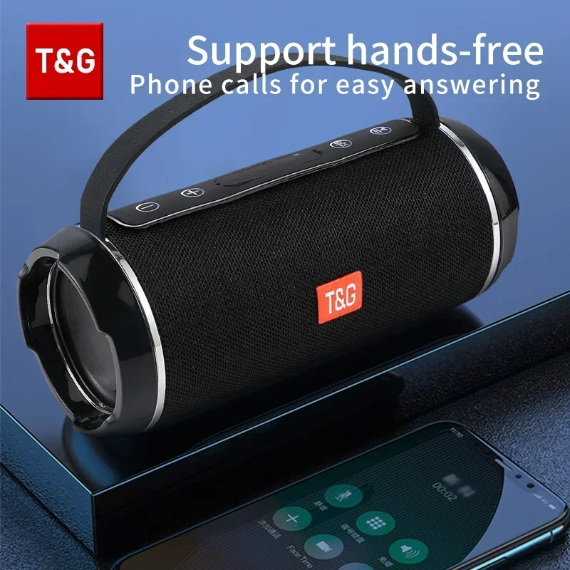 T&G TG116C Bluetooth Speakers Wireless Powerful Portable Speakers Box Outdoor Speaker Subwoofer Music Center Boom Box With Radio image 3