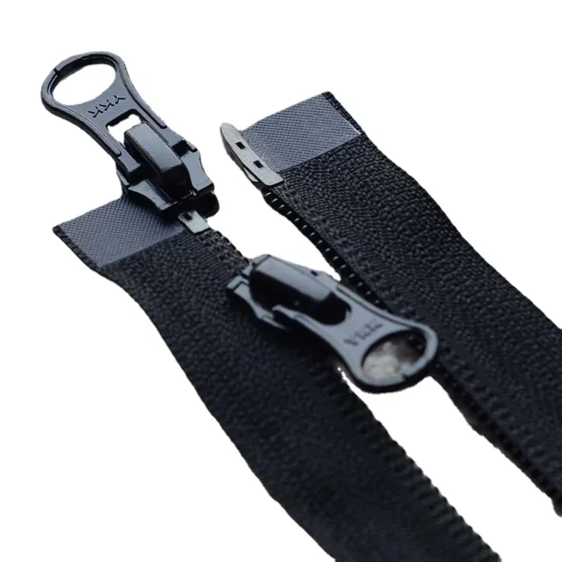 

2pcs/Lot 5# 8# 50-100cm Ykk Zipper Coil Nylon Double Open 2-way Black Red White Jacket Sleeping Bag Coat Sewing Accessories