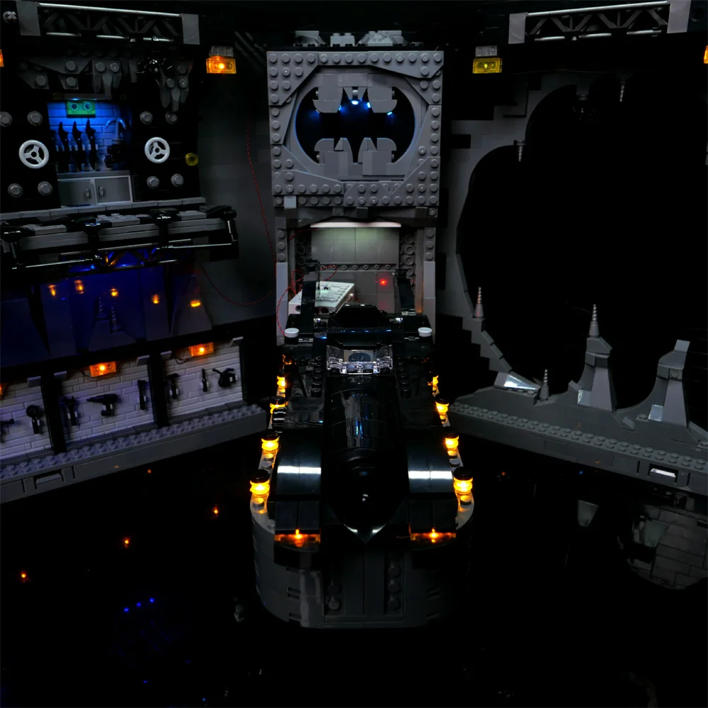 Batmansed Lighting Set For 76252 Batcave Shadow Box Super Herosed Not Include Building Block (Only Led Light Kit)