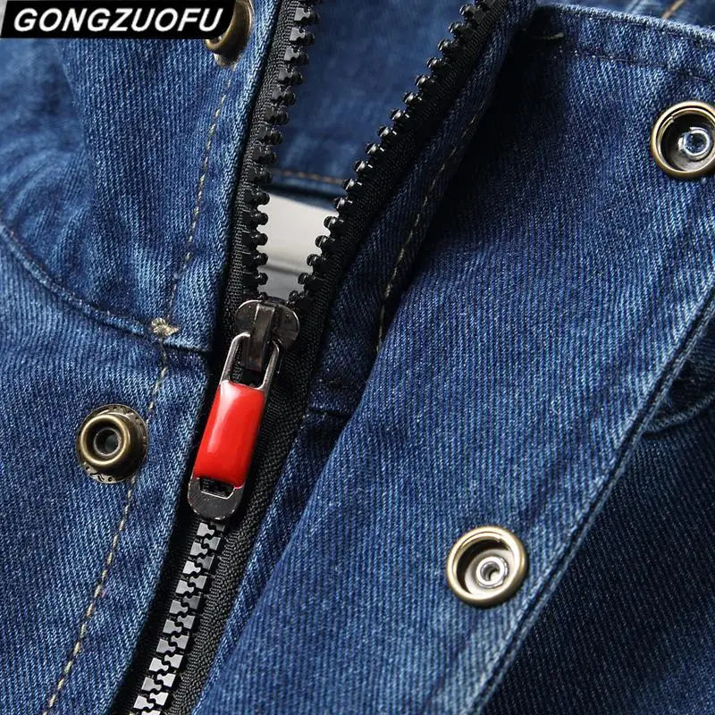 春秋用厚手デニム作業服セット男性用 W 火傷防止耐摩耗性ルーズ汚れ防止労働保護服