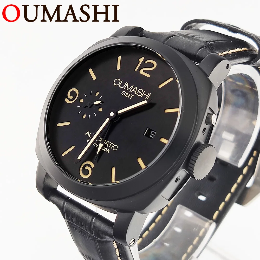 45mm Men\'s watch ST2557 Automatic watch Stainless steel mineral glass waterproof watch ST2557 Automatic movement wrist watch