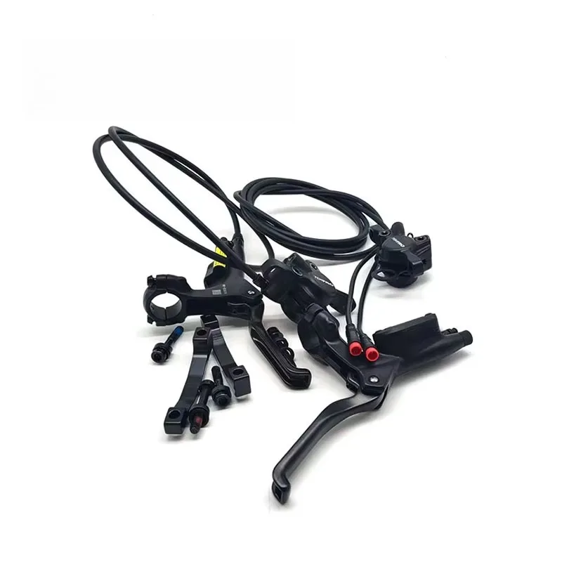 Electric Bicycle Accessories Aluminum Alloy Hydraulic Handlebar Brake Block Calipers Full Kit