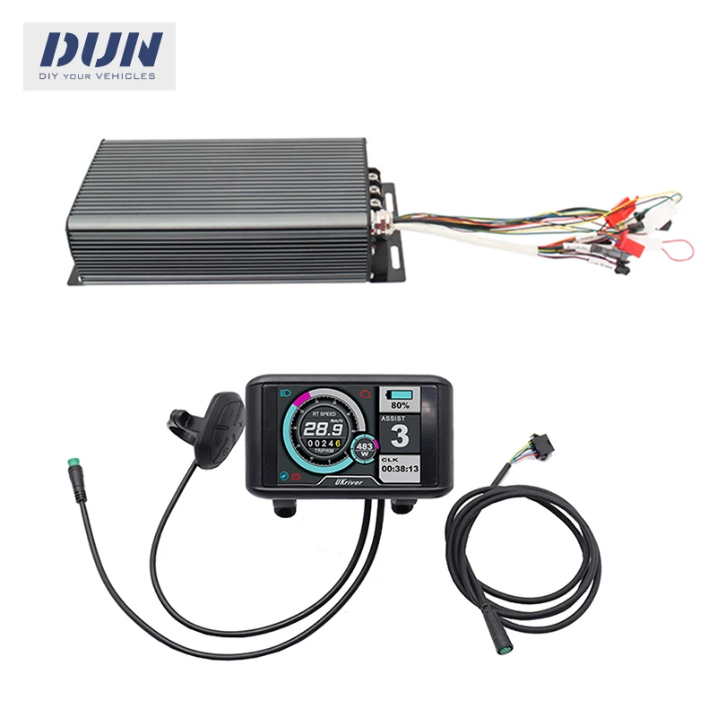 

Бесщеточный контроллер постоянного тока Sabvoton SVMC72100-APT Protocal Sabvoton V2 100A с дисплеем UKC1 для двигателя 2–3 кВт