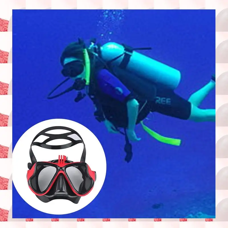ABGN masque sous-marin professionnel caméra masque de plongée lunettes de natation tuba support de caméra de plongée sous-marine pour Gopro
