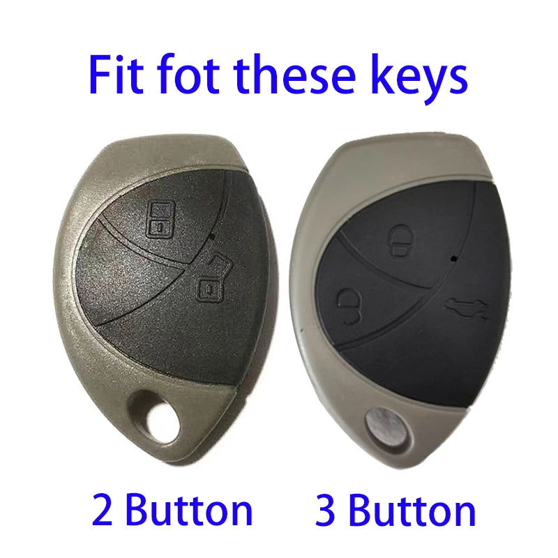 For Toyota Malaysia Truguard VG Alarm Cobra 2/3 Buttons Smart Remote Car Key Shell Fob Cover Replacemen Case Protector