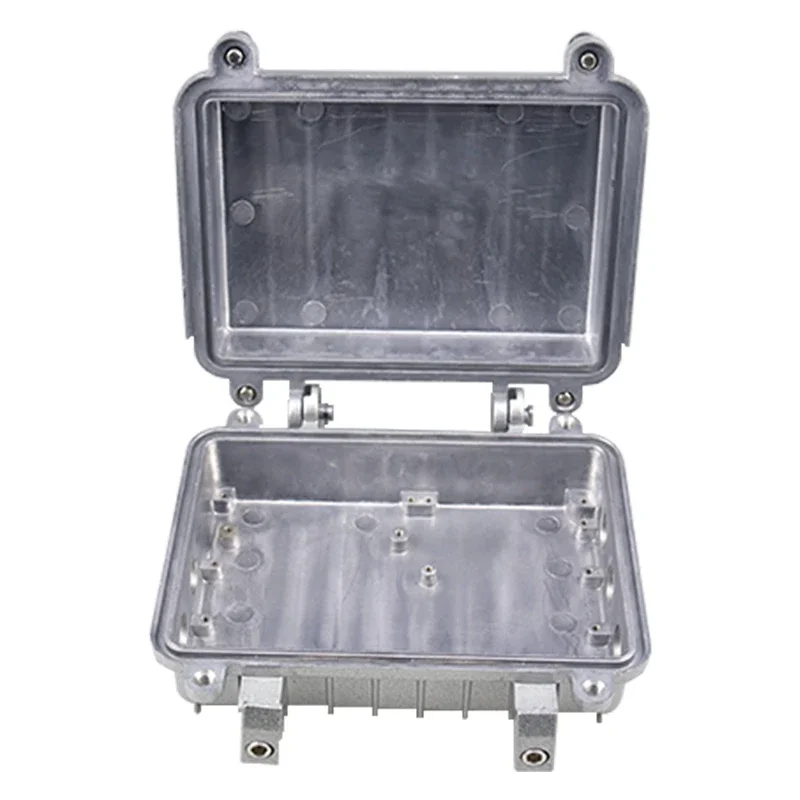 AP Wireless Bridge Case for Outdoor Network Amplifier Communication Base Stations, Cast Aluminum Shell Metal IP66 Waterproof Box