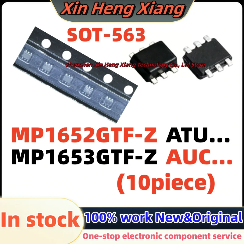 (10pcs) MP1653GTF-Z MP1653GTF MP1653 AUCK AUC... MP1652GTF-Z MP1652GTF MP1652 ATUK ATUH ATU... SOT-563