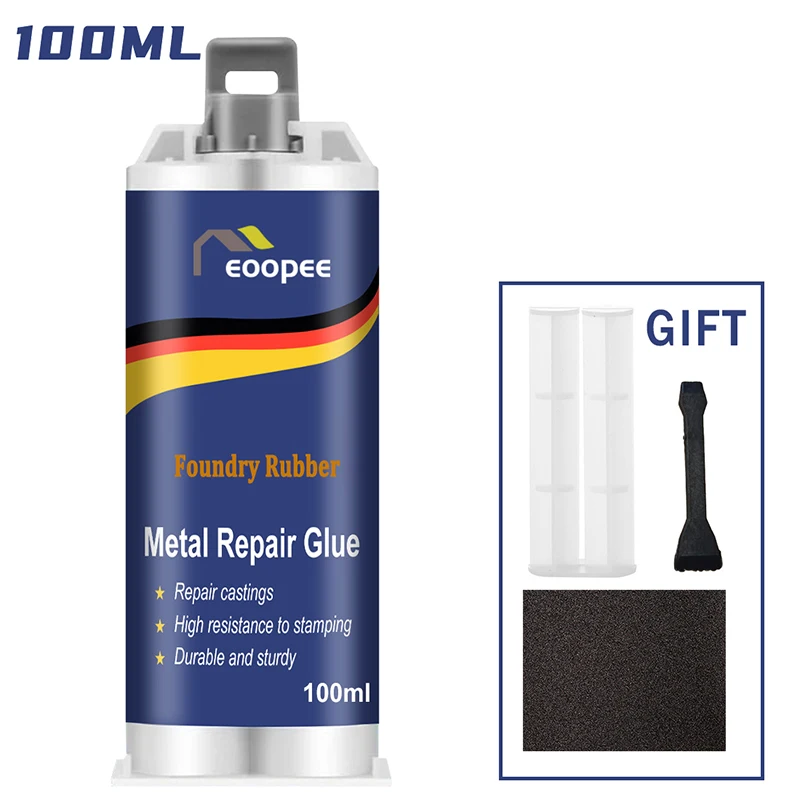 Hoge Sterkte Metaal Reparatie Epoxy Lijm Hitte- en Koudebestendig Lassen Lijm Lek Reparatie Tool Metaal Reparatie Pasta 15g/50ml/100ml
