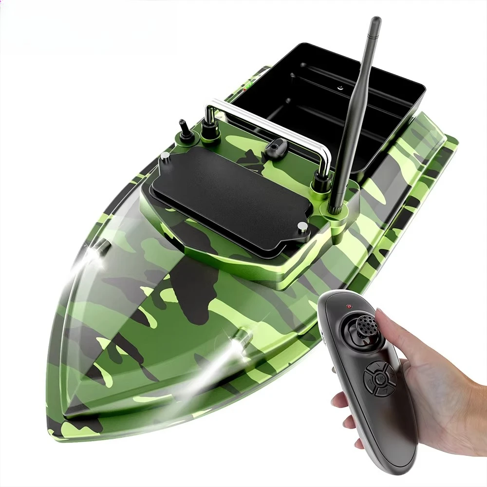 High Capacity 5200mAh Plastic RC Battery-Powered Angling Bait Boat for Active Fishing