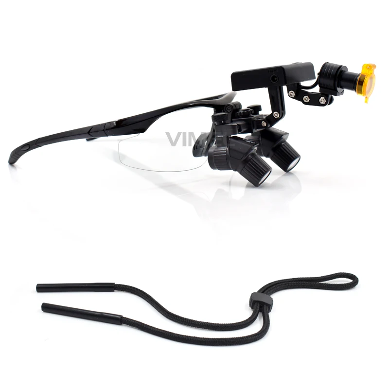 OEM 4.0X Dental Headlamp Medical Loupes Magnifier Wireless Surgical Headlight for Dental Operation Factory Supplier