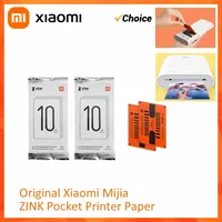 Papel de impresora de bolsillo Original Xiaomi Mijia ZINK, impresión fotográfica autoadhesiva, 100/50/10 hojas, Mini papeles de impresora Xiaomi de 3 pulgadas