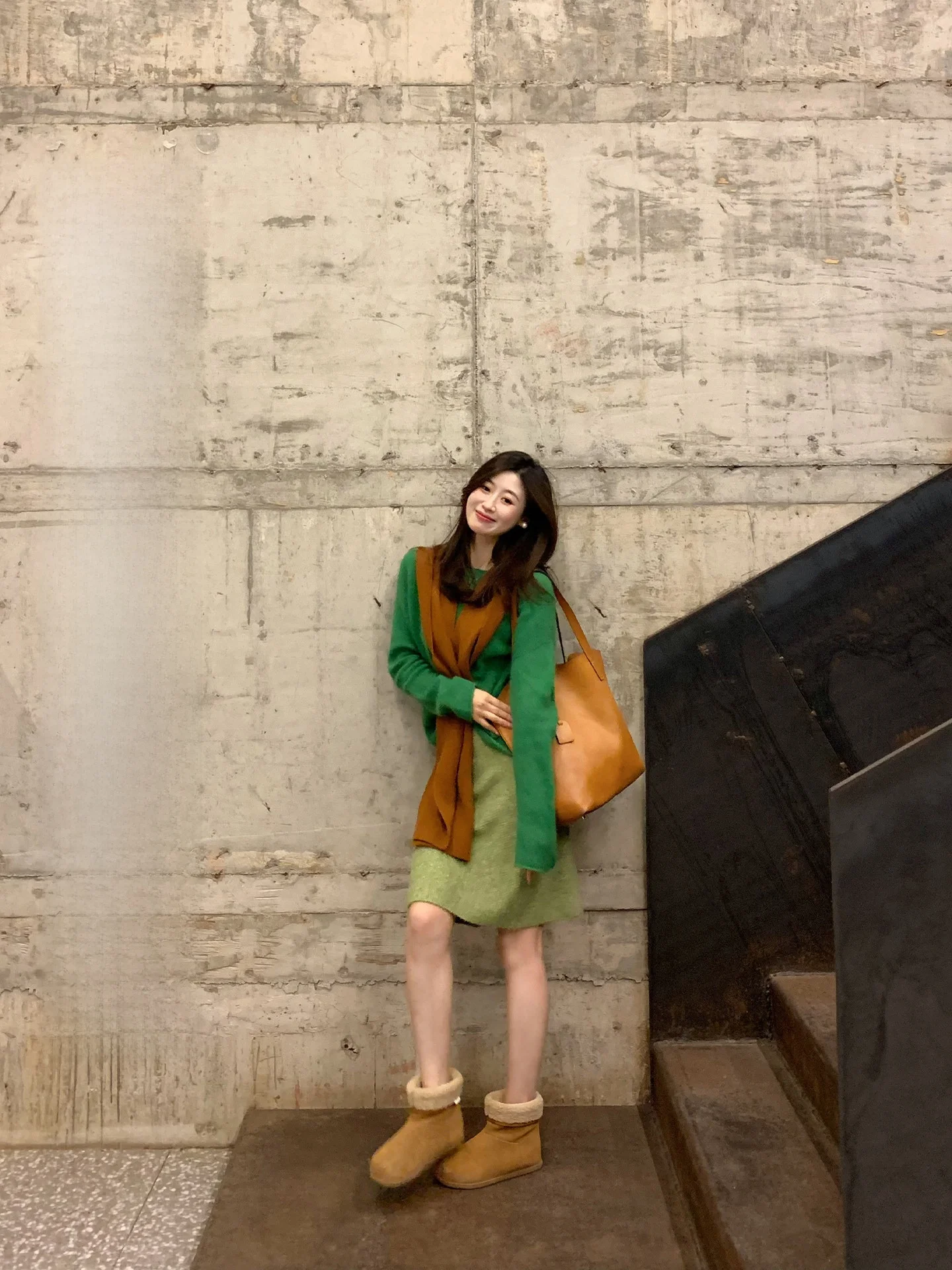 

one een Camere Knitted Sweater Women's Casual Loose Fit Autumn Winter Versatile Slimming High-End Feeling Top