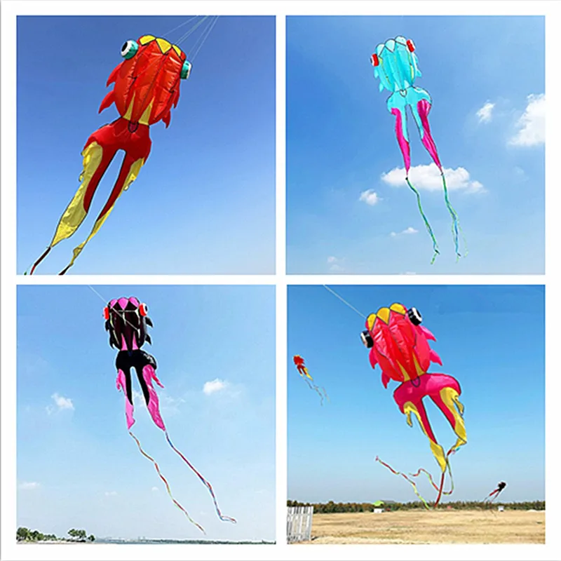 

free shipping goldfish kite pipa voadora linha de pipa windsurf wind kites for children inflatable kite voutdoor games parachute