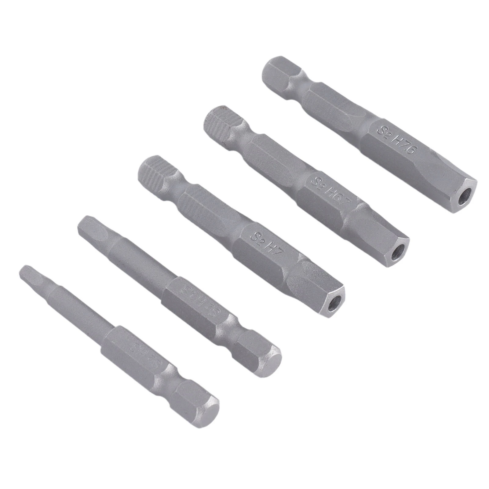 5 Pcs Magnetic Pentagonal Bits Magnetic Wrench Drill Bit Set Durable Head Screwdriver Bit for Screwdriver Drill