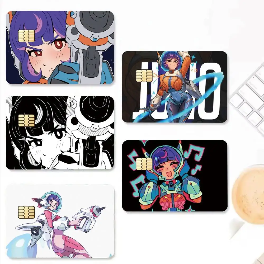 Game Overwatch Juno Credit Card HD Stickers Small Chip Waterproof Sticker Game Card Decal Gift