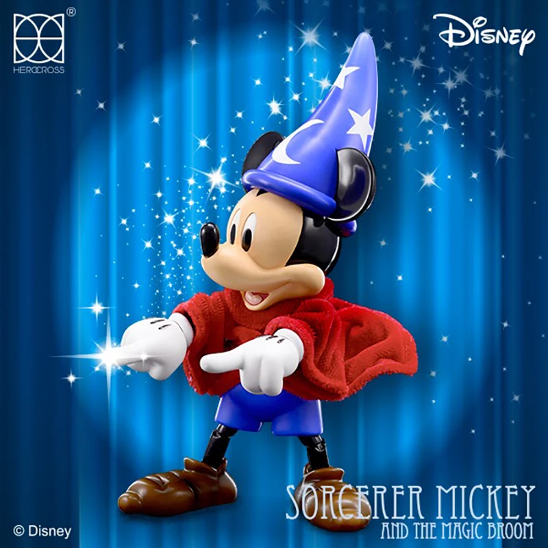 Genuine Disney Magic Mickey Alloy Tide Play Model Handmade Fashion Toy Doll Room Decoration Desktop Ornaments Christmas Gifts