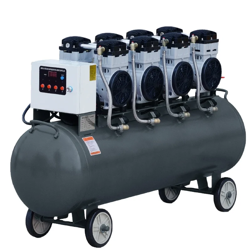 

New Arrival XW15004-180L Large Capacity Oil-free Silent Air Compressor for Automobile Maintenance