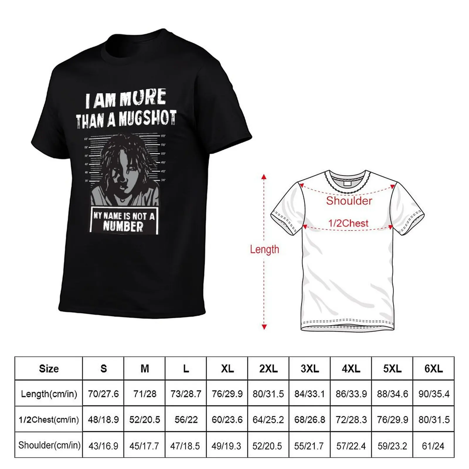 I Am More Than A Mugshot T-Shirt, Summer Casual Cotton Tee, Oversized Streetwear Tops, Vintage Graphic Print, Unisex Men Women