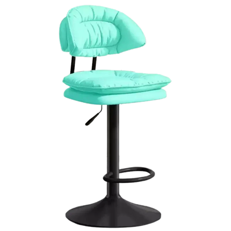 

Черный роскошный барный стул, вращающийся кухонный стул высокого качества, водонепроницаемый поворотный стул Sillas Para Barra De Cocina, мебель