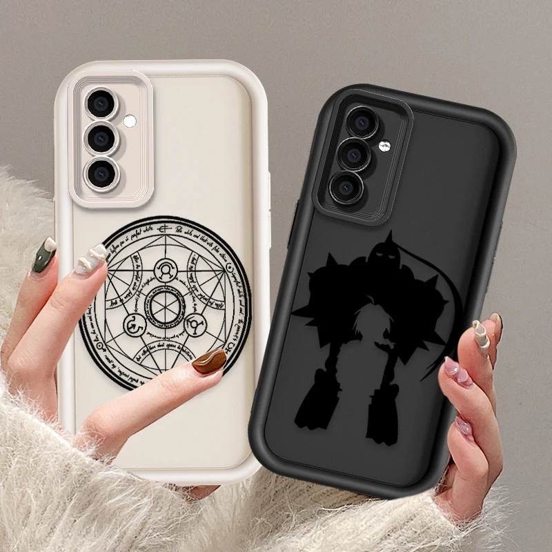 Fullmetal Alchemist Fashion For Samsung Galaxy S24 S23 S22 S21 S20 Ultra Plus FE A52 A53 A54 A71 Eye Ladder Phone Case