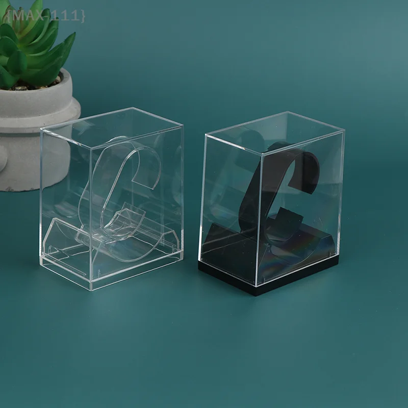 Transparente Kunststoff-Aufbewahrungsbox für Uhren – Schutzhalter für Smartwatches und Schmuck, staubdicht und tragbar