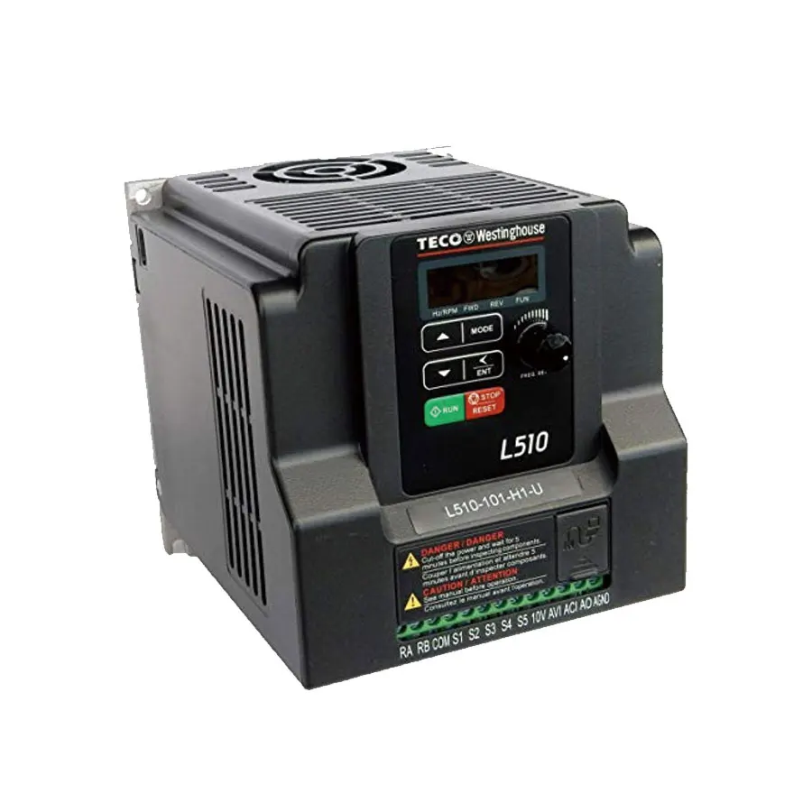 Gold Seller Industrial Automation Teco 7.5HP 230V 25A A510-E NEMA 1 AC Drive A510-2008-C3-UE VFD Inverter