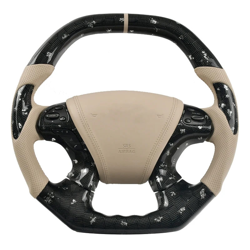 

Customized Carbon Fiber Suede Steering Wheel For Infiniti JX35 2013 M M35 M25 M37 M56 QX60 Q70 2013 2014 2015 2016 2017