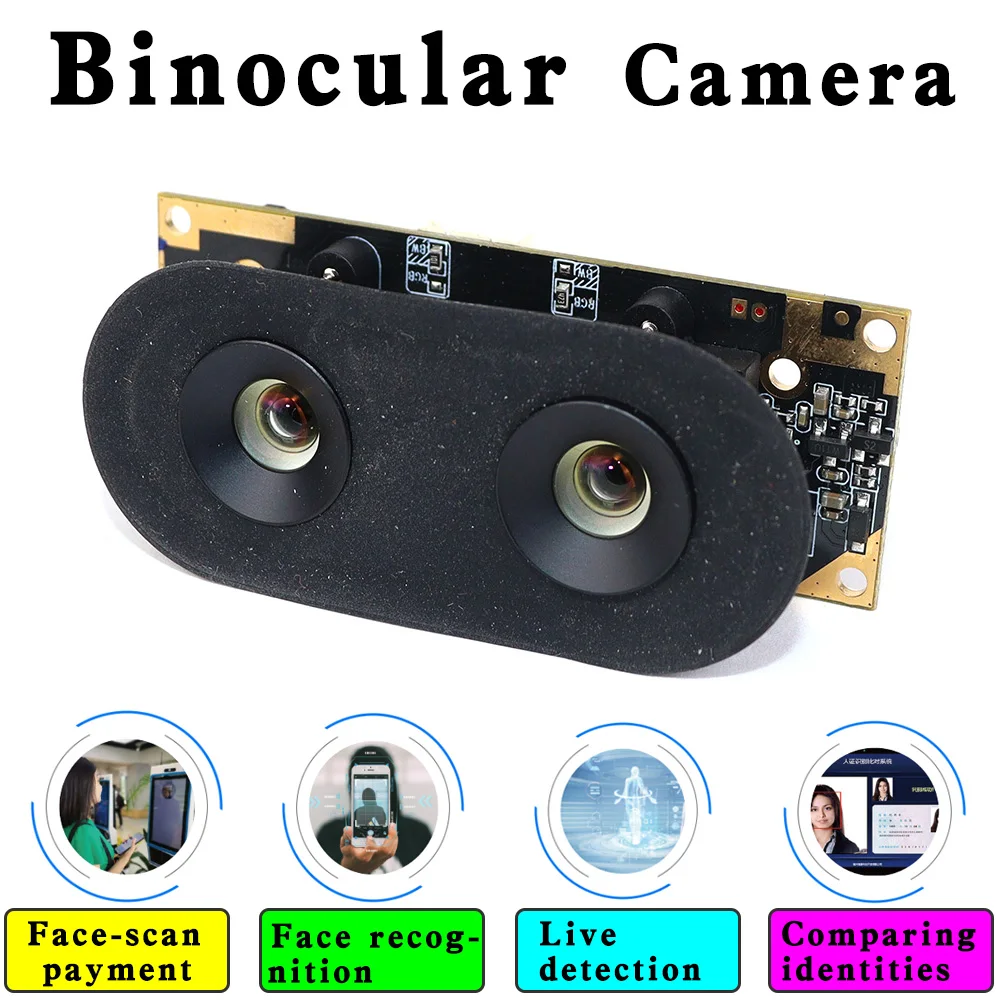 

IR Stereo Binocular camera Industrial AI robot Visual development Live detection module Infrared RGB digital Sensor USB2.0 UVC