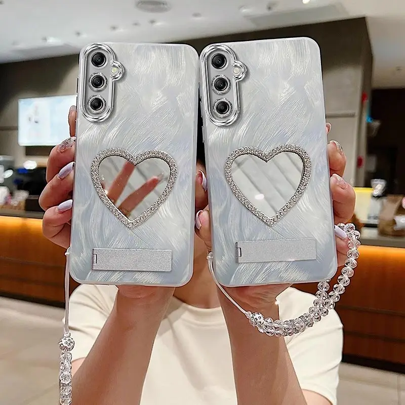 A14 シンプルメッキスタンド付きストラップ付きスマホケース サムスン A14 A16 A13 A12 A11 A10S A06 A04E A04 A03 A03S A02S カバー