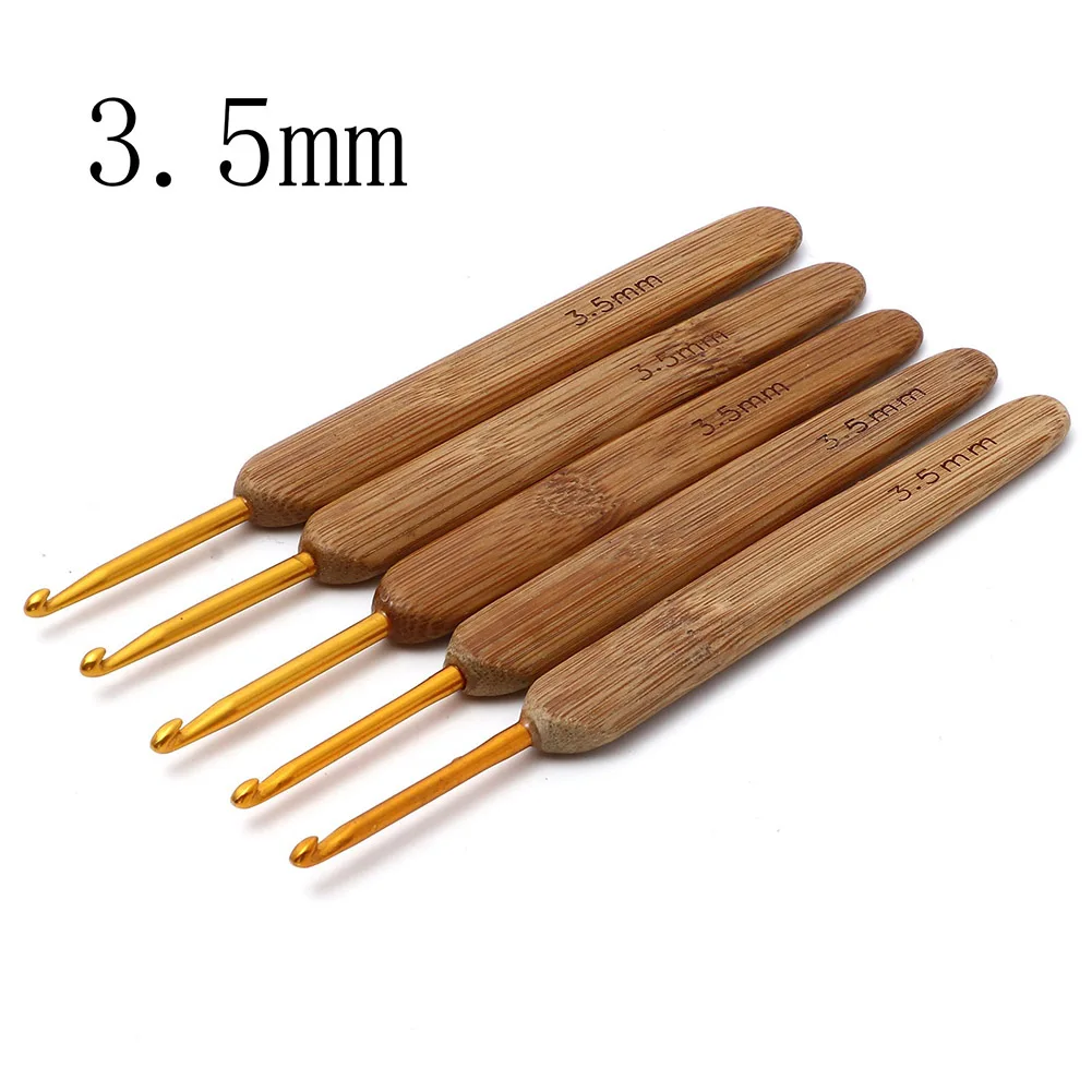Aghi Legno Uncinetto Legno Efficiente Versatile Ricamo Maglia ergonomica Multifunzionale a lunga durata