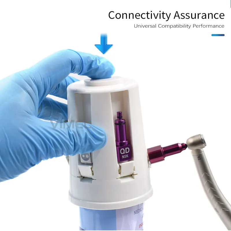 6 in 1Easy operation Dental Lubrication Oiling Cleaning MACHINE Spray Cover WITH 5 sTYLE for Dental Handpiece