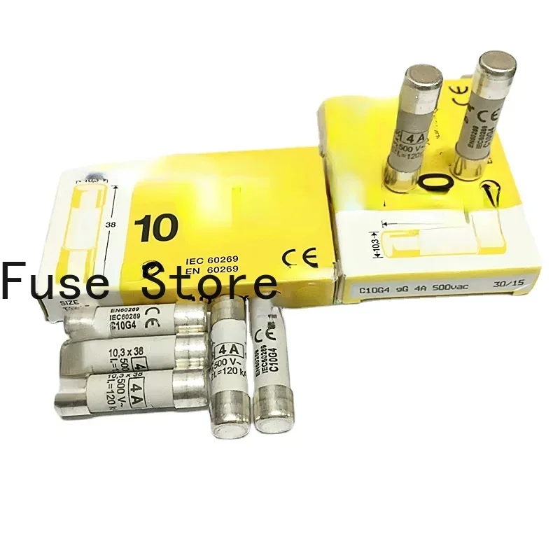 1PCS Fuse Genuine  C10G1 500V 1A 10*38mm GG/gL