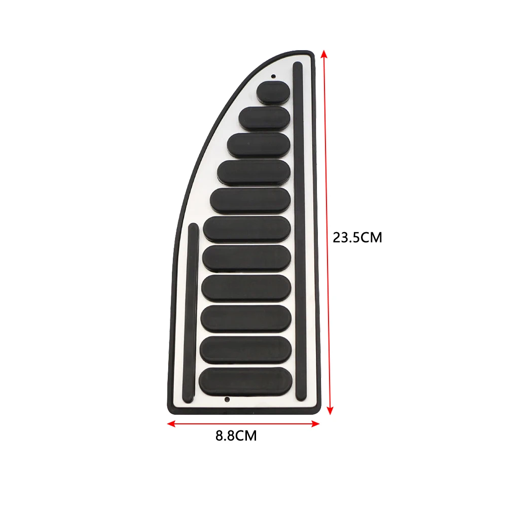 Stainless Steel Car Pedals for Ford Focus For Jeep Compass 2017-2020 LHD Foot Rest Pedal Protection Cover Accessories