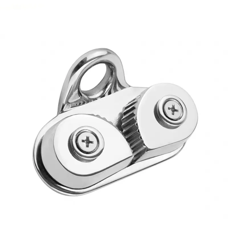 For 316 stainless steel pulley rope clip Cam Clear circular sailboat Cam Clear sailboat kayak Dinghy marine hardware