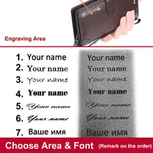 Men's Long Leather Wallet #2