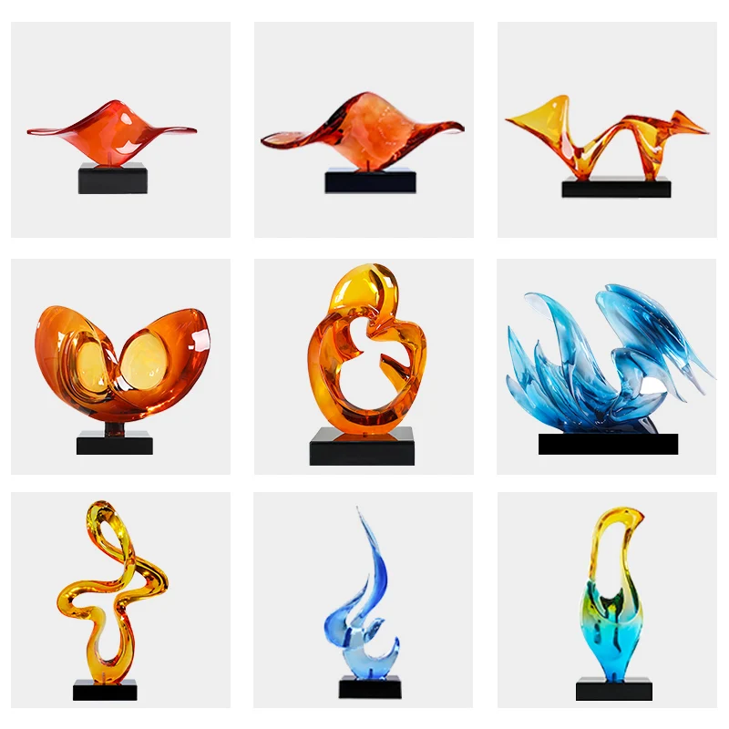 *Custom Modern Abstract Resin Splash Sculpture for Home Office Decor, Luxury Art Gift Idea