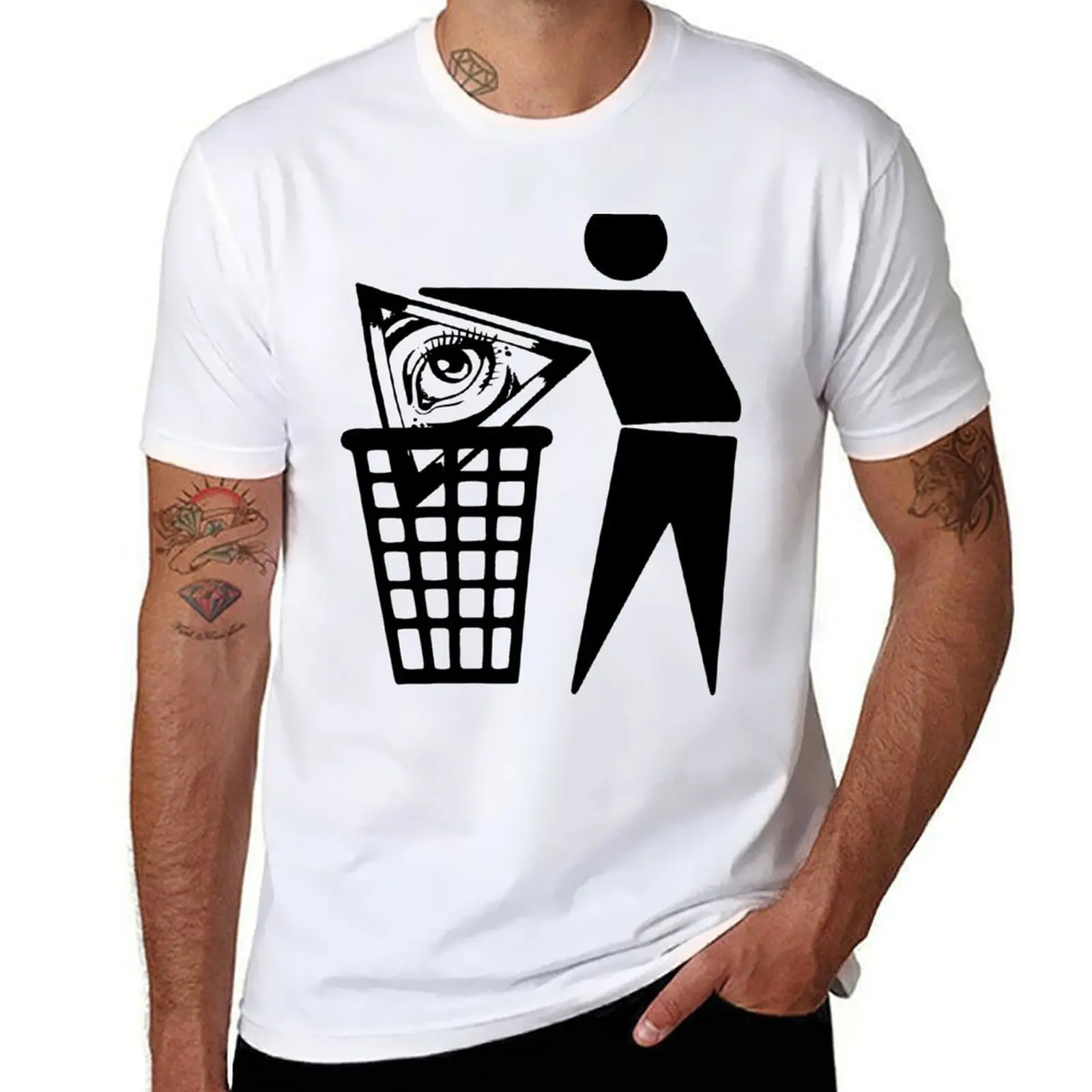 

Delete The Elite - Anti New World Order T-Shirt anime t shirts oversize man t shirt summer T-shirt