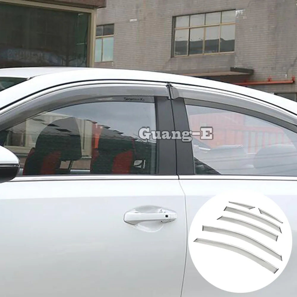 

Car Styling Cover Stick Lamp Plastic Window Glass Wind Visor Rain/Sun Guard Vent For Kia K3 Forte Cerato 2019 2020 2021 2022