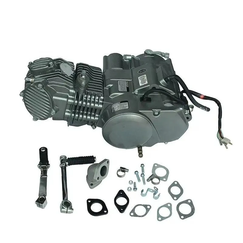 Wholesale New 155cc 4 Stroke CDI Ignition Air Cooled Foot Start Complete Engine Assembly Universal Road Motorcycle